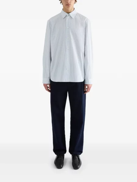 Zwężane dżinsy Jil Sander zwężany o skróconej długości niebieski
