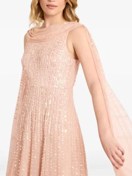 Rochie Needle & Thread cu paiete roz