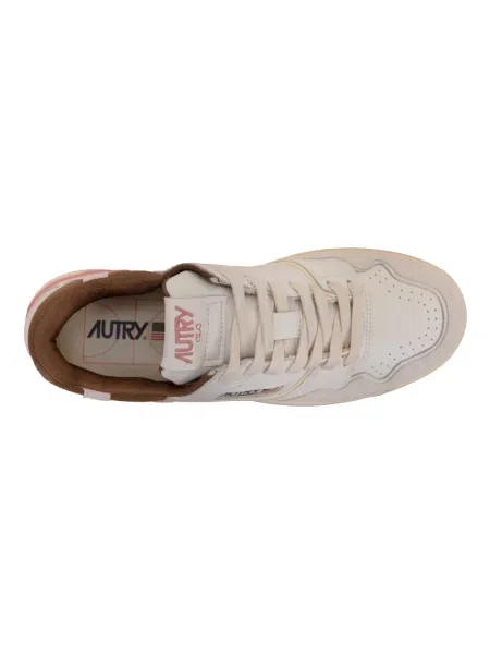 Sneakersy Autry skórzane białe