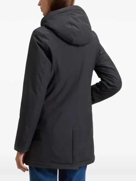 Geacă parka Woolrich cu glugă gri