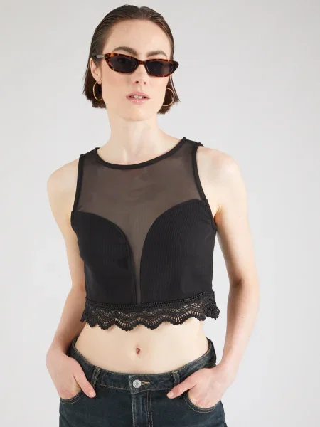 ABOUT YOU Top Suzi' negru