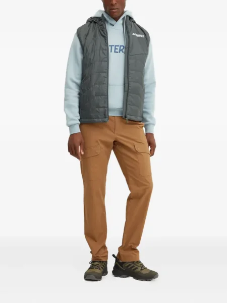 Top Adidas z autografem garniturowy w kwiatki czarny