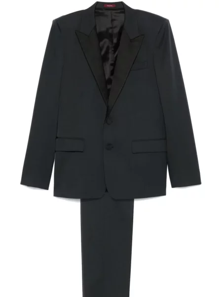 Costum Gucci de costum cu un singur rând de nasturi gri