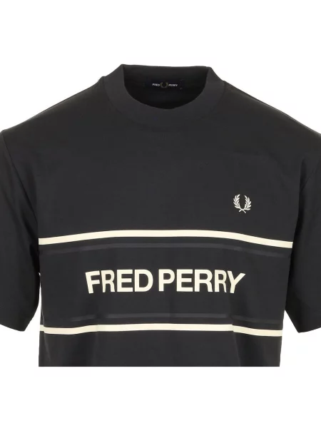 Tričko Fred Perry černé