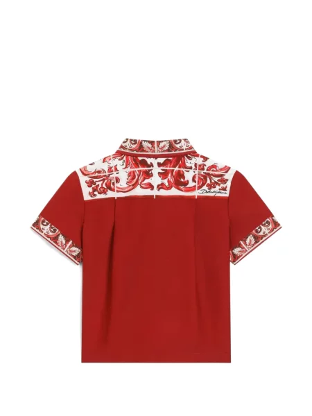 Koszula dziecięca Dolce And Gabbana czerwona