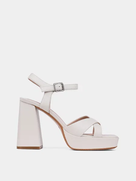 Шкіряні Босоніжки MIRATON білий