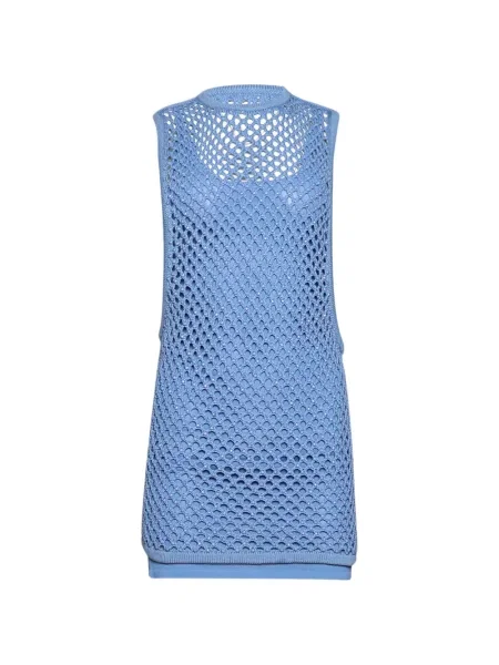 Rochie mini Diotima tricotate de costum mini albastru