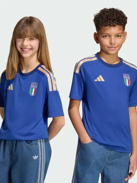 Дитяча Футболка adidas комбінований верх синій