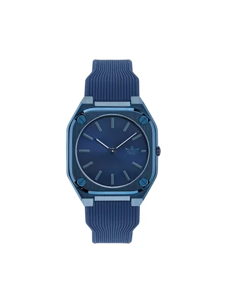 Годинник adidas City Tech Thin Navy синій