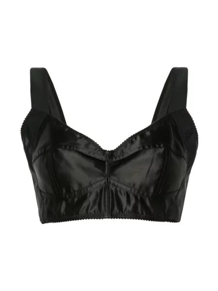 Top Dolce And Gabbana na ramiączkach czarny