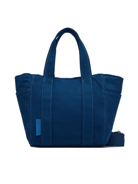 Geanta crossbody Calvin Klein din canvas albastru