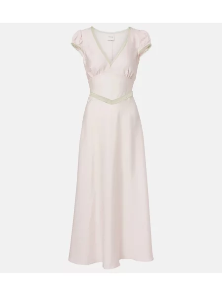 Sukienka Posse koronkowa różowa