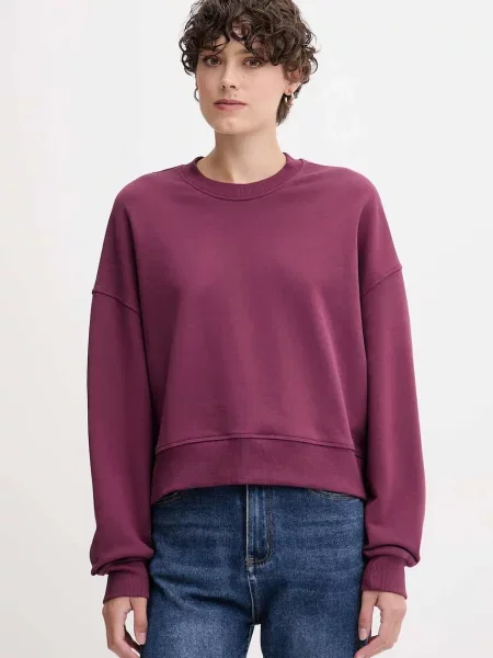 Суитчър United Colors Of Benetton с принт винено червено
