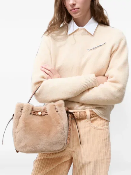 Чанта Tory Burch от овча кожа