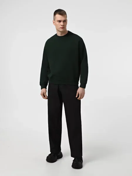 Повседневные устойчивый брюки Emporio Armani черные