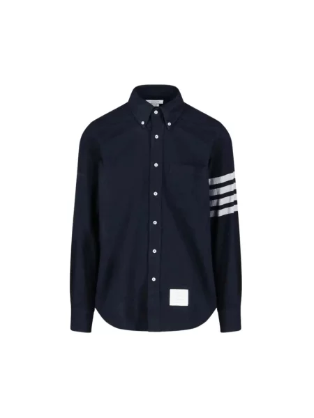 Koszula Thom Browne flanelowa niebieska