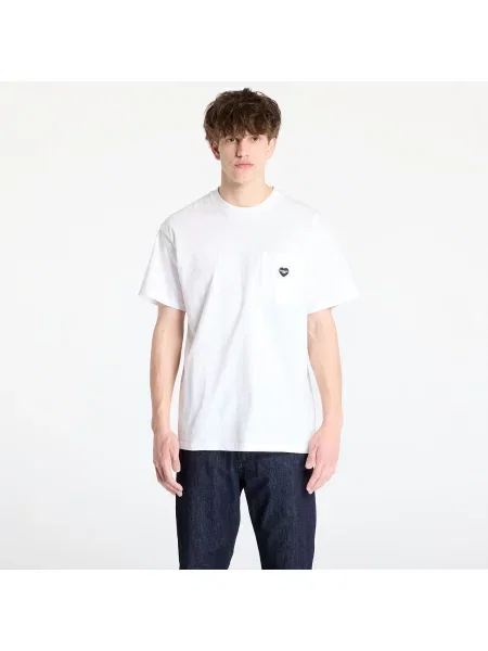Футболка Carhartt Wip с сердечками белая