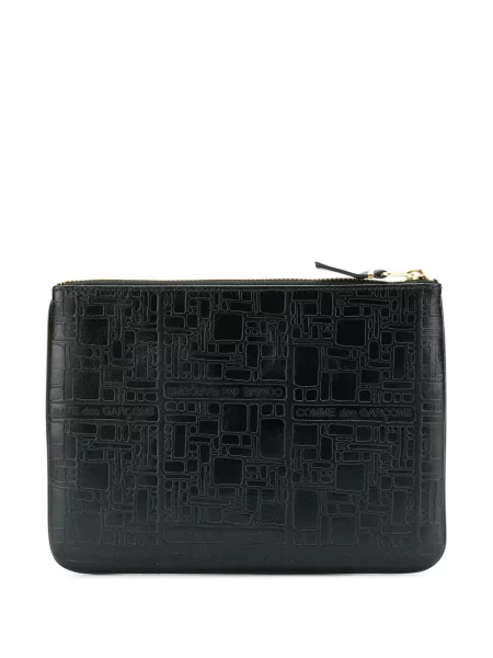Kožená peněženka Comme Des Garçons Wallet černá