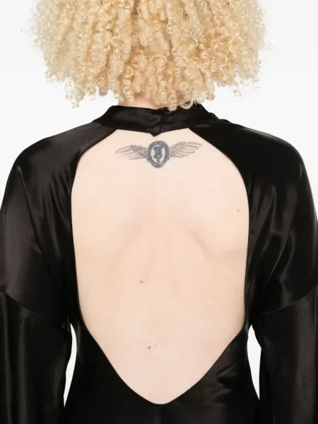 Rochie midi Pinko până la genunchi de costum negru