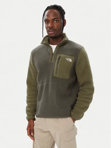 THE NORTH FACE Pulover Yumiori / maslinasta smeđa
