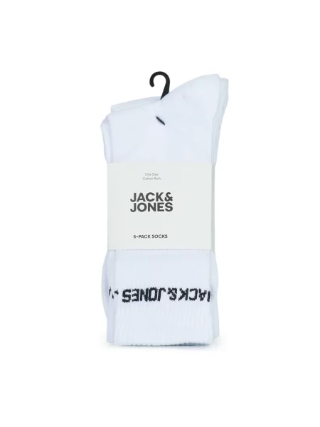 JACK & JONES Čarape crna bijela