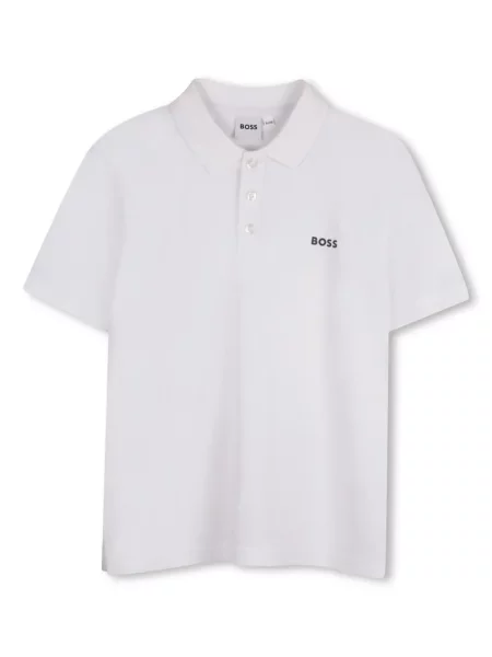 Koszulka polo dziecięca Bosswear biała