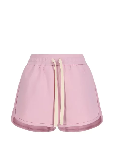Pantaloni scurți Jil Sander cu cordon roz