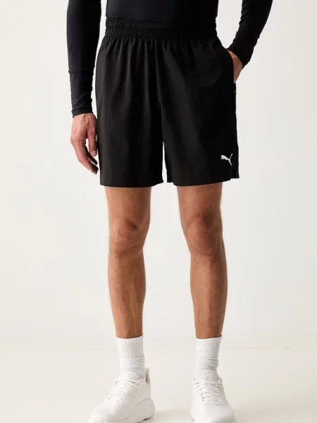 Puma szorty sportowe Foundations Woven czarne