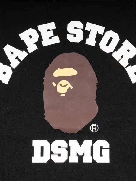 Tricou A Bathing Ape® cu imagine negru