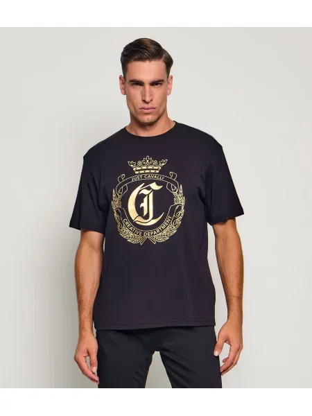 Just Cavalli Tricou Jc Crown negru