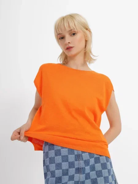 Футболка Marc O'polo без косточек оранжевая