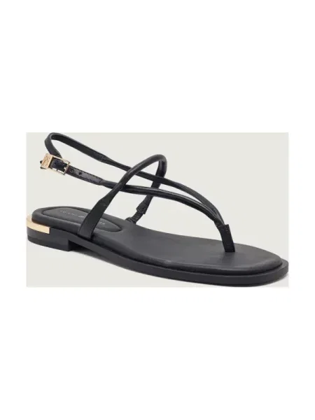 Tommy Hilfiger De piele sandale negru