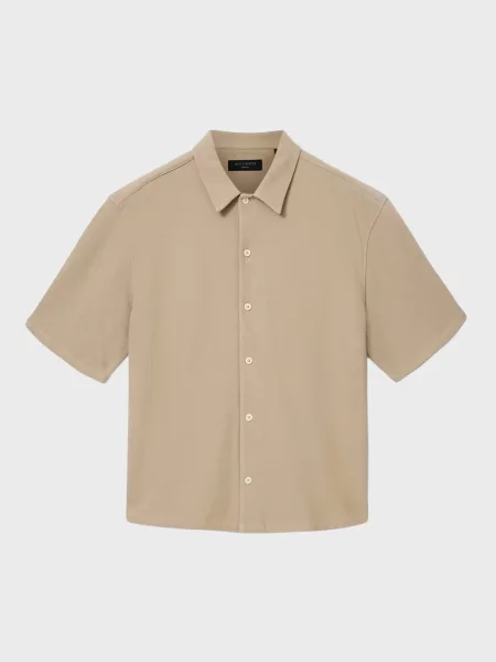 Сорочка Allsaints бежева