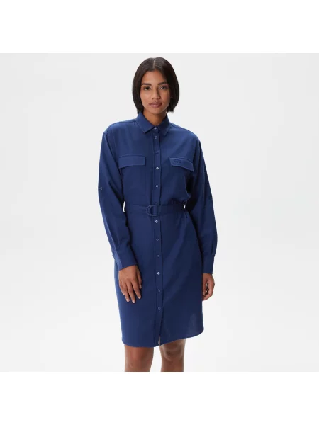 Lacoste Sukienka Lacoste niebieska