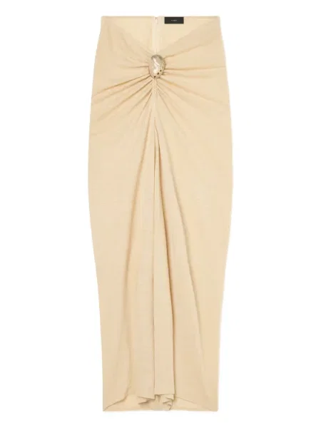 Fustă midi Alanui drapată până la genunchi