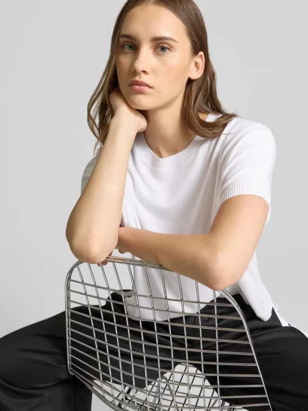 Bluza z krótkim rękawem Juvia biała