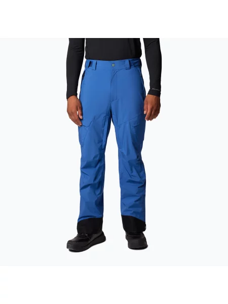Pantaloni de schi pentru bărbați Columbia Powder Stash II mountain blue / black negru