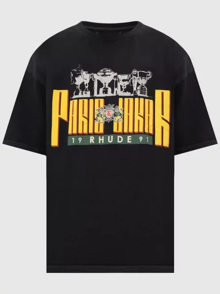 Футболка Paris Trofeo Rhude чорна
