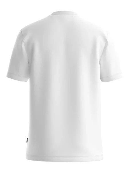 Tricou Boss cu imagine alb