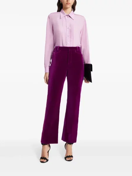 Kelnės Tom Ford velvetinės rožinė