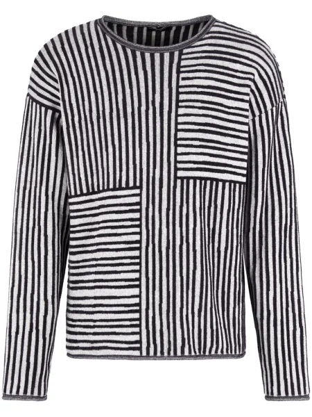Pulover Giorgio Armani cu dungi albastru