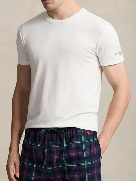 Polo Ralph Lauren tricou pentru bărbați pachet de 3 alb
