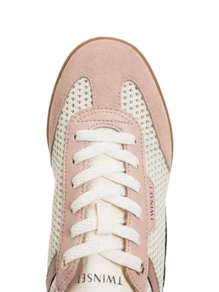 Sneakerși Twinset plasă roz