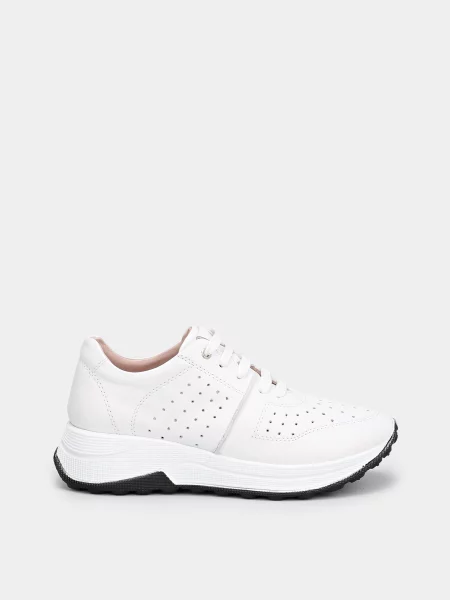 Кожаные кроссовки It-girl белые