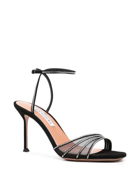 Sandale Aquazzura plasă negru