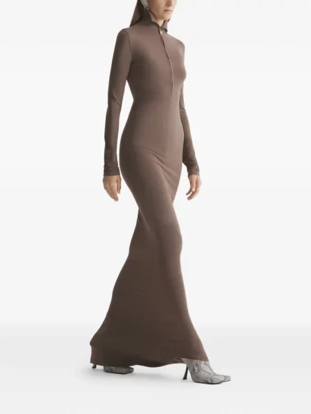 Rochie Mugler de costum maro