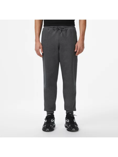 Lacoste Spodnie Dresowe Relaxed Fit Ciemnoszare szary