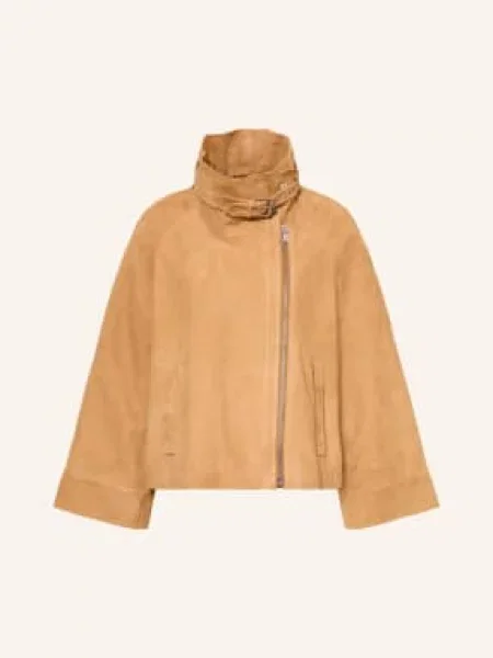 Allsaints Kurtka Skórzana Rhodes braun