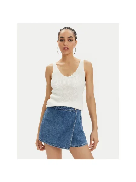 Vero Moda Топ New Lex Sun Regular Fit білий