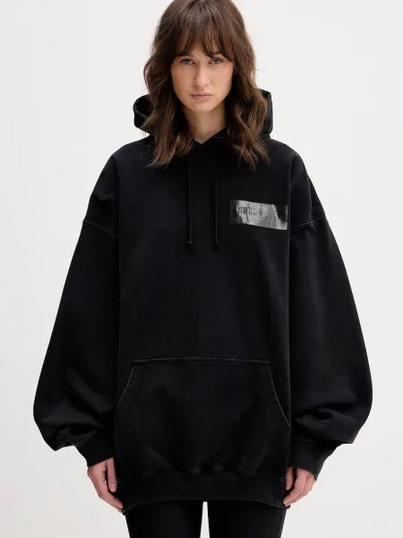 Μπλούζα VETEMENTS Taped Logo μαύρο